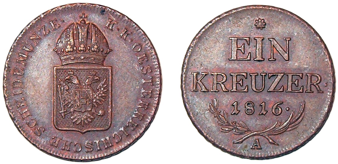 austria 1816 1 kreuzer A